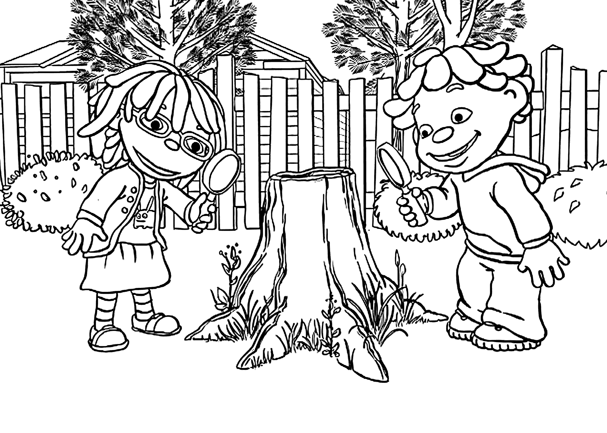 Sid The Science Kid Coloring Page