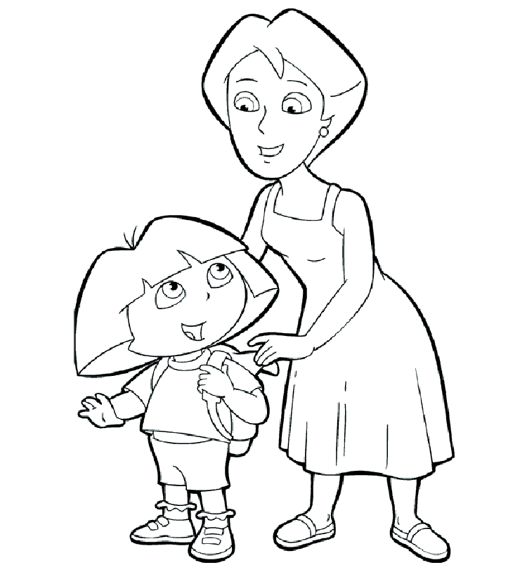Dora Coloring Pages To Print Out - Coloring Home