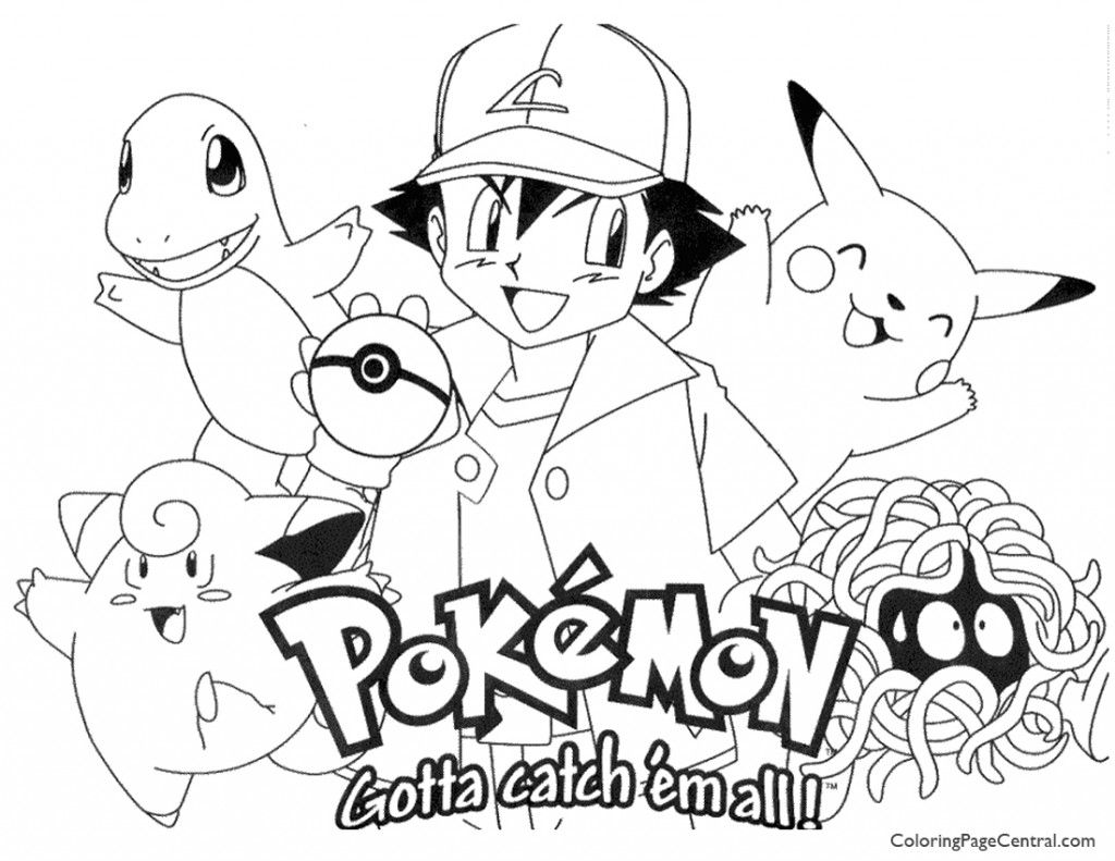 pokemon color page - High Quality Coloring Pages