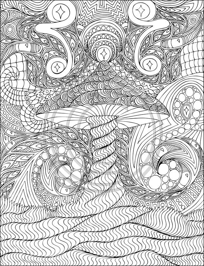 Free Printable Zentangle Coloring Pages | Vector Images