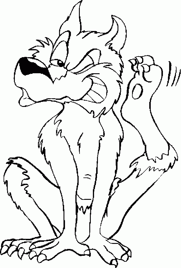 Werewolf Coloring Pages - Max Coloring