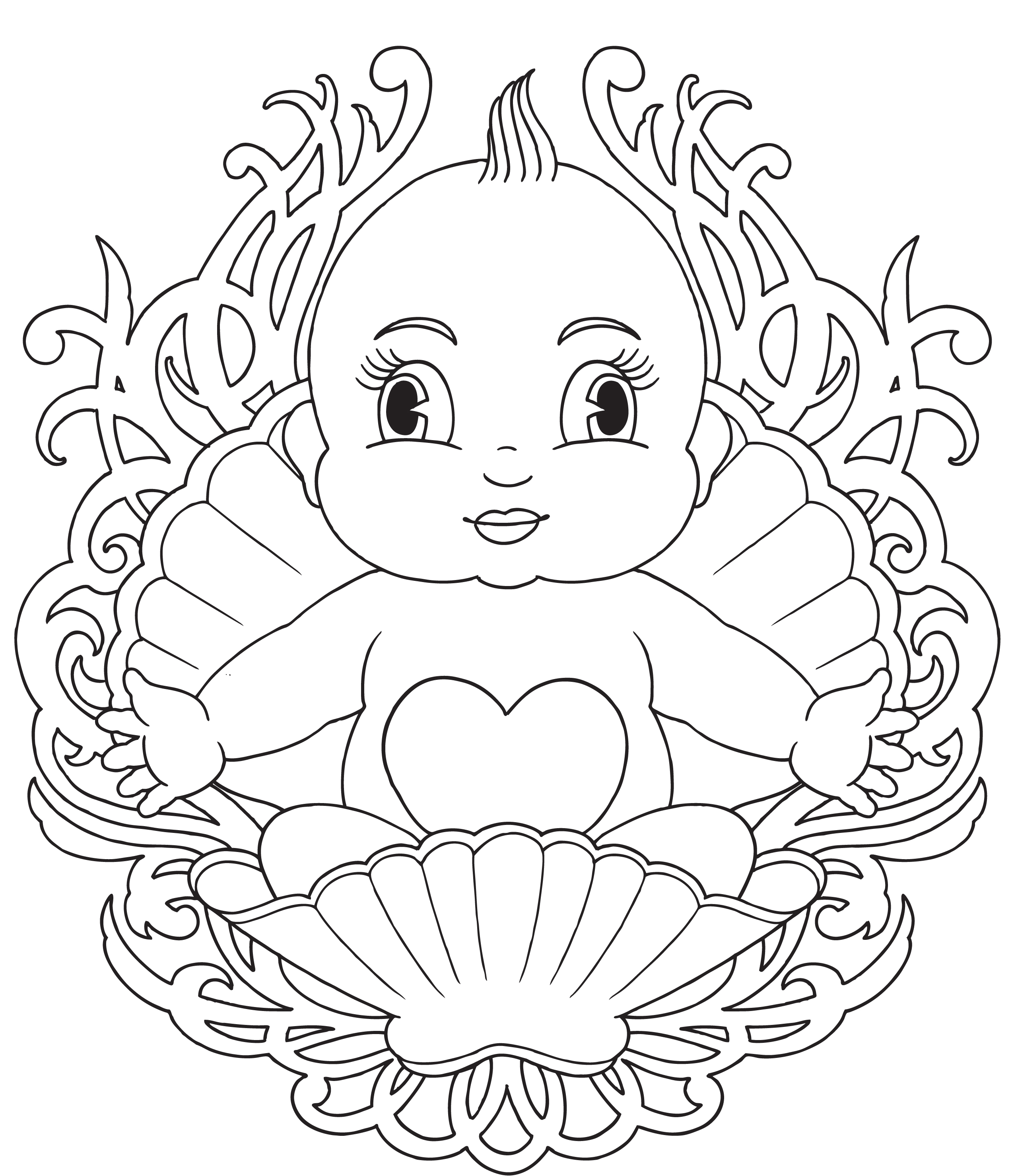 Free Printable Baby Coloring Pages For Kids   Coloring Home