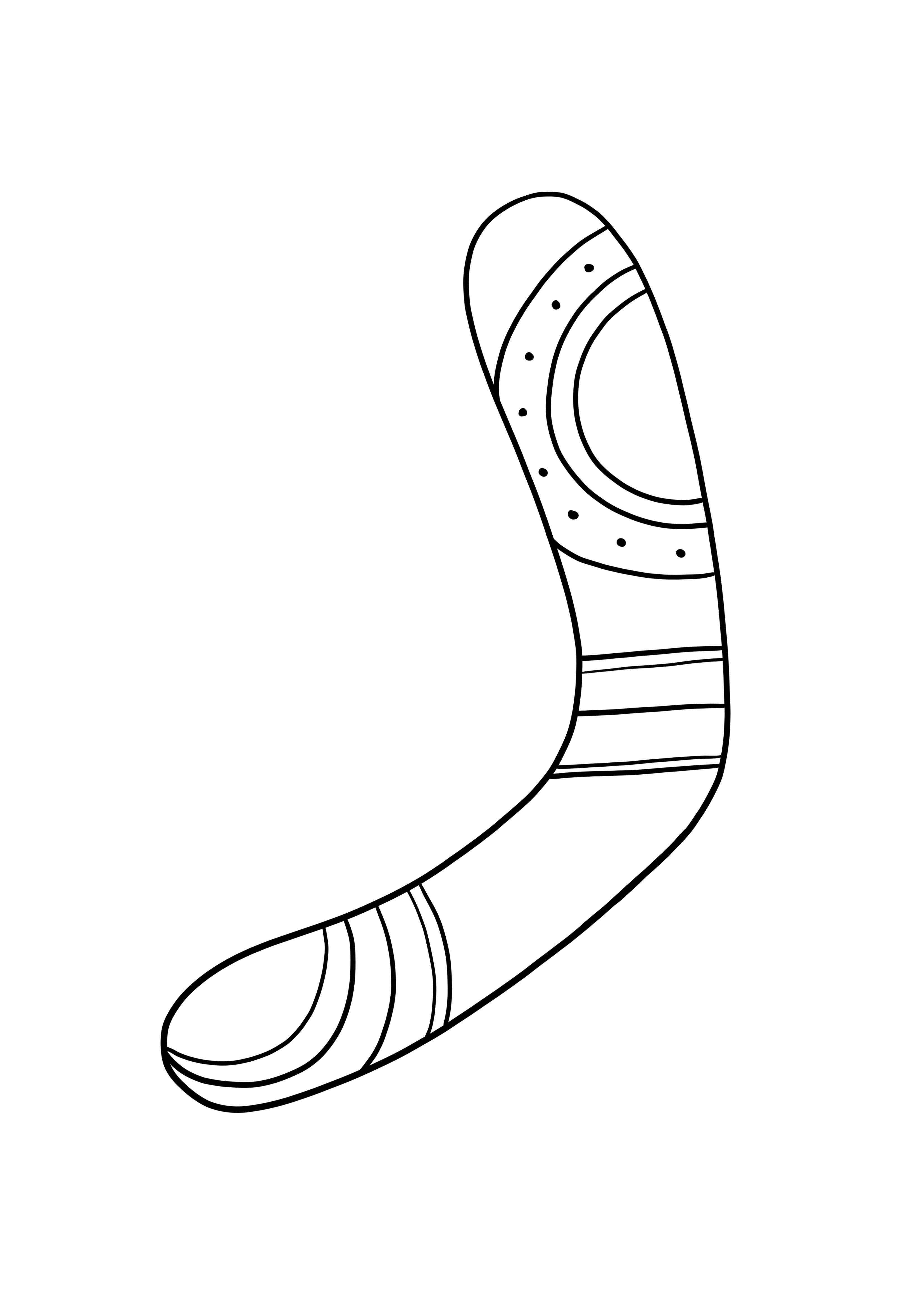 Boomerang to download or print for free for kids