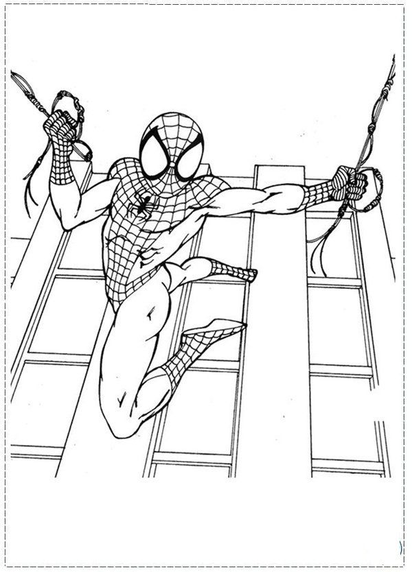 Cool Action Spiderman Coloring Pages Picture 9 – Action ...