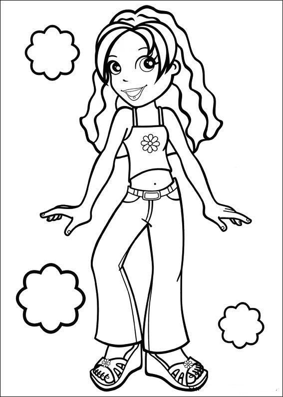 Kids-n-fun.com | 47 coloring pages of Polly Pocket