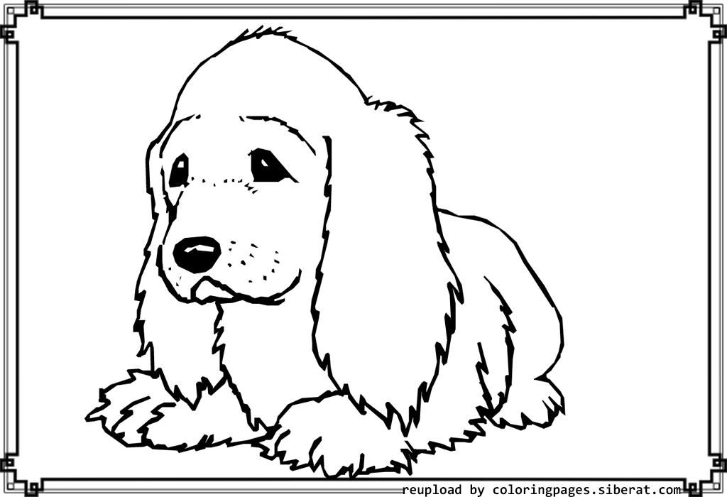 Coloring Pages Of Cute Dogs - Coloring