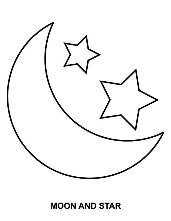 Download Star Template For Kids Coloring Home