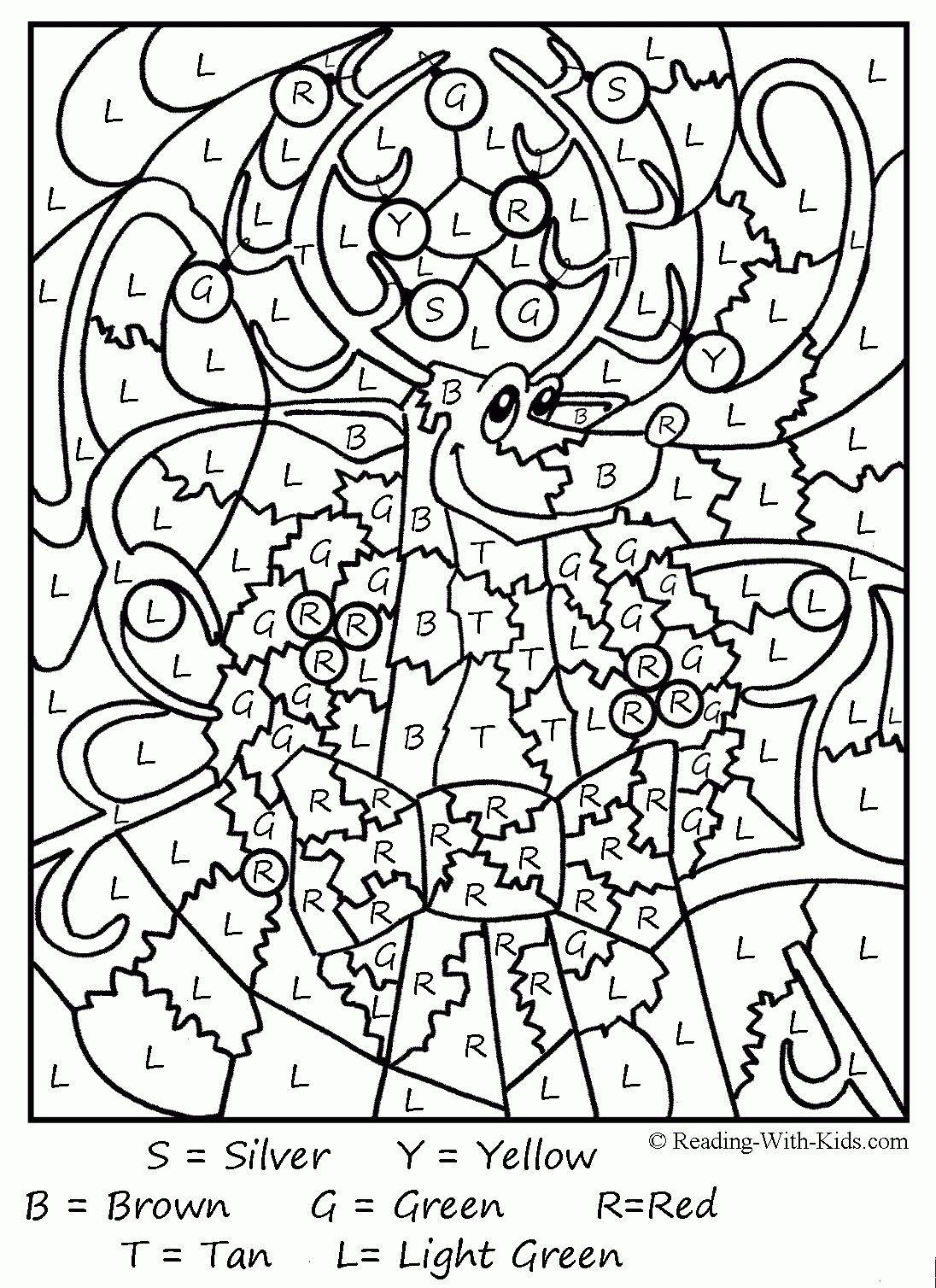 Download Free Color By Number Coloring Pages For Adults - Coloring Home