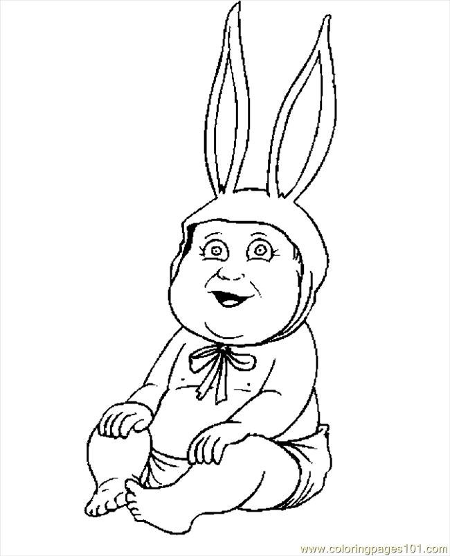 Easter Bunny Coloring Pages Pdf - Coloring Page