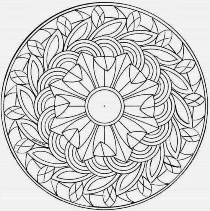 Complex Flower Coloring Pages-13729 - Max Coloring