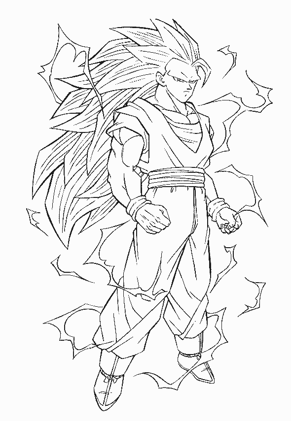 Dragon Ball Z Coloring Pages On Coloring Book 5  -  Coloring Home