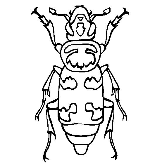 Dung Beetle coloring page - Animals Town - Free Dung Beetle ...