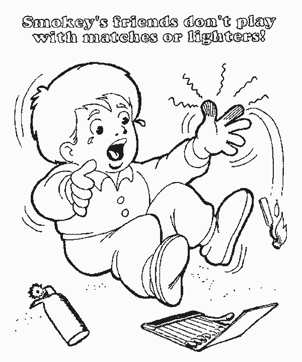 Safety Coloring Pages #17922