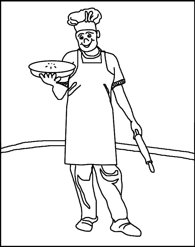 Baker of Pies - Free Coloring Pages for Kids - Printable ...
