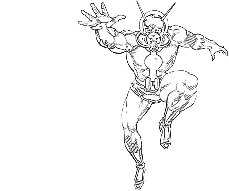 ant man 21 superheroes printable coloring pages home coloriage bison adulte