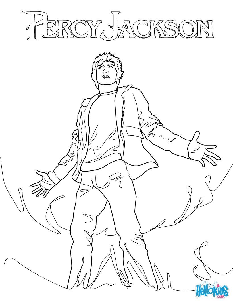 The Lightning Thief coloring page | Percy jackson, Percy jackson ...