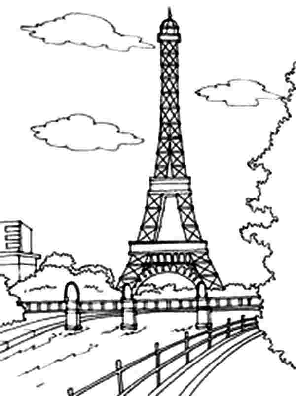coloring pages eiffel tower paris get the coloring page eiffel ...