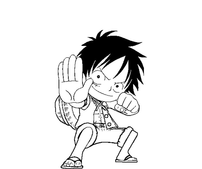Monkey D Luffy 5 Coloring | Crafty Teenager