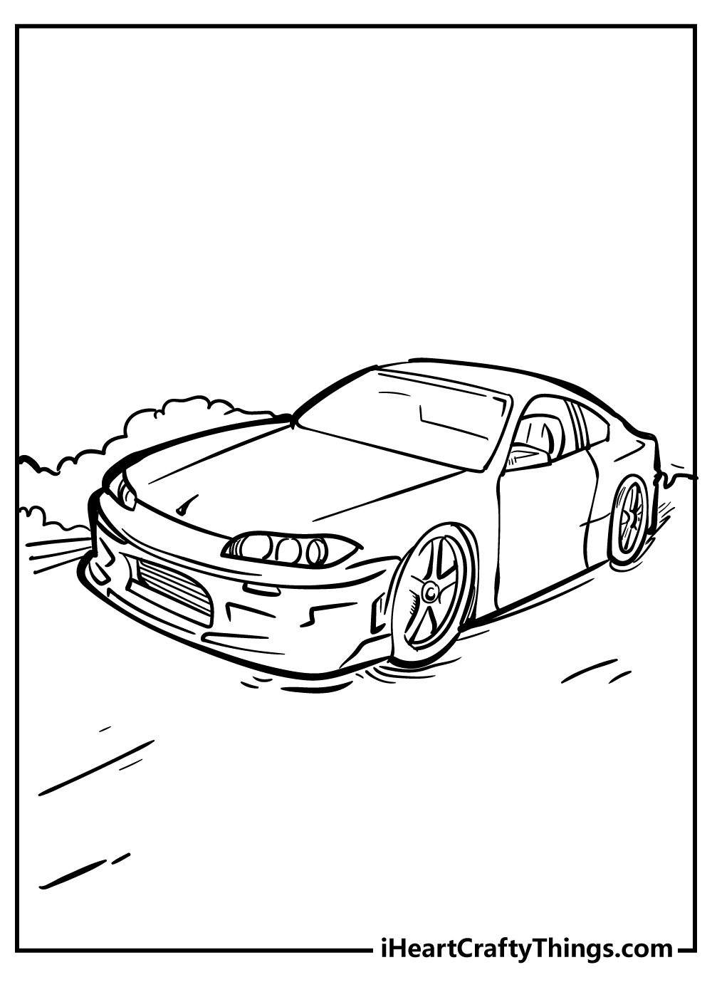 Cool Car Coloring Pages - 100% Original And Free (2023)