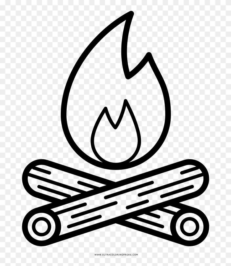 Campfire Coloring Page Ultra Coloring Pages - Coloring Page Campfire  Clipart (#5536750) - PinClipart