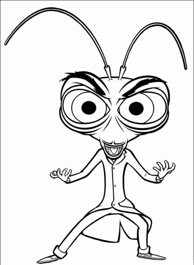 Coloring pages: Coloring pages: Cockroach, printable for kids & adults, free