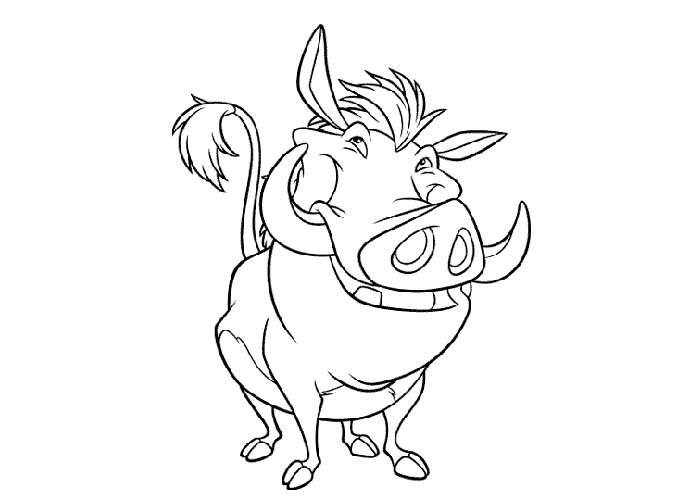 Warthog coloring pages – Coloring pages