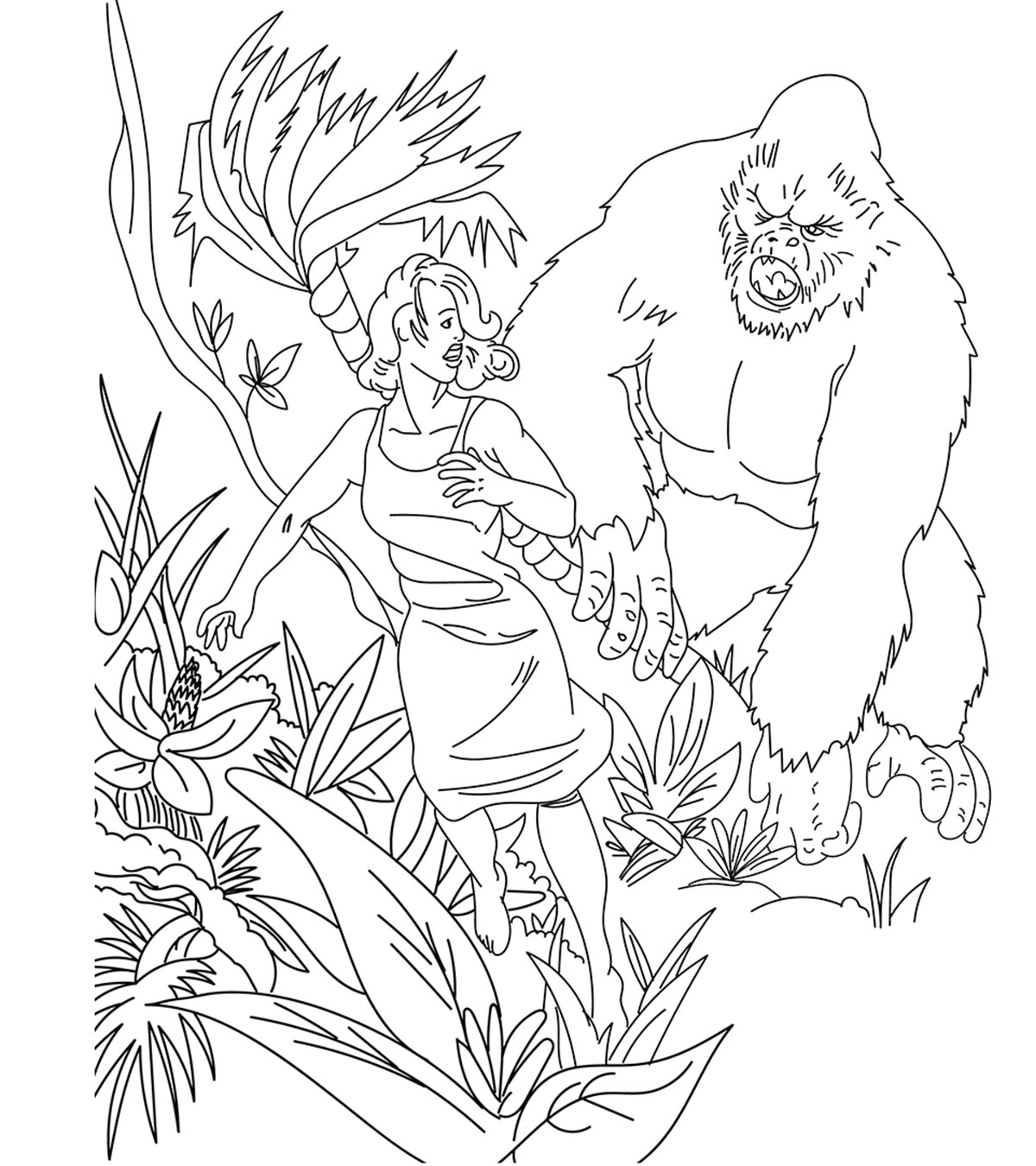 King Kong Coloring Pages - Best Coloring Pages For Kids