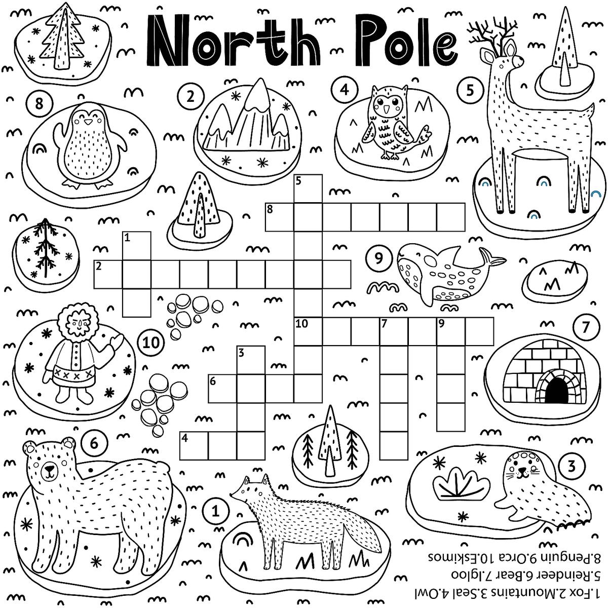 Coloring Pages For Adults Finished Crossword