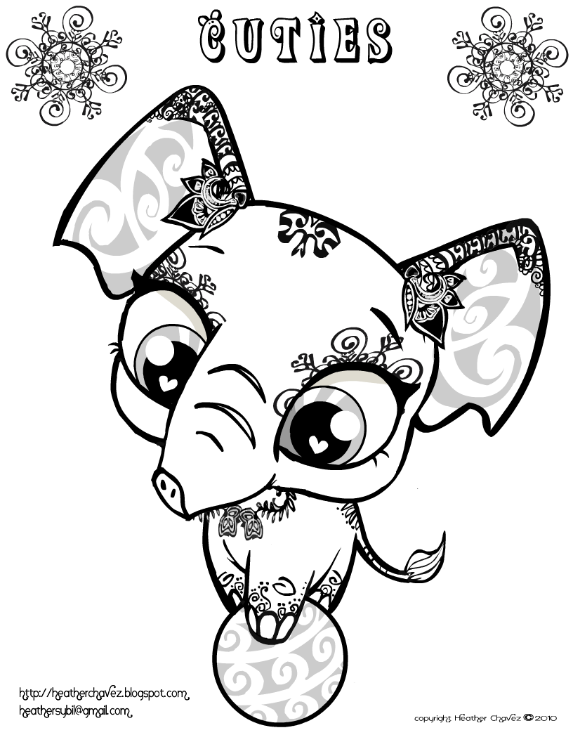 Cuties Coloring Pages Printable - Coloring Home