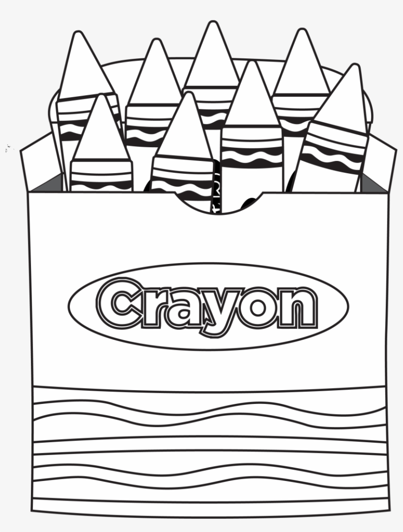 Crayon Box Coloring Pages 6 By Latasha - Black And White Crayons Clip Art -  830x1057 PNG Download - PNGkit