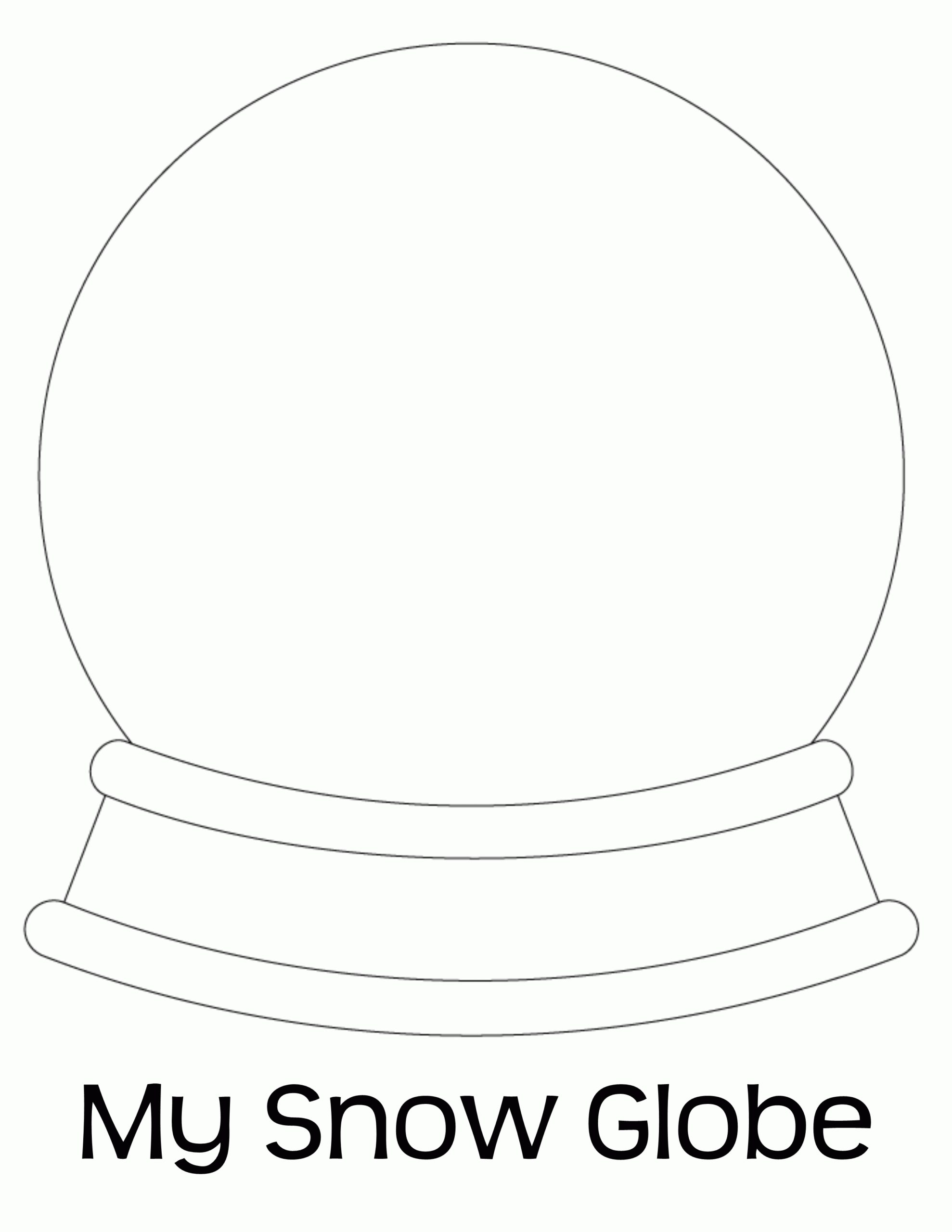 Coloring Pages Most Brilliant Blank Snow Globe Coloring Page Print Color Fun Pages Free Clip Art