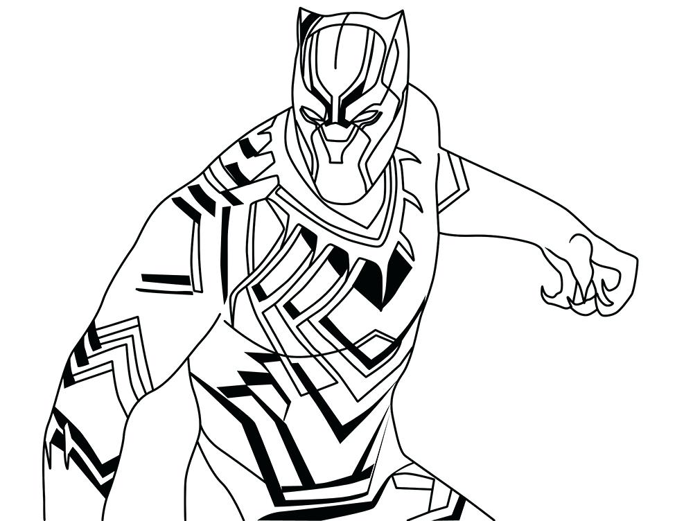 Black Panther Coloring Pages - Free Printable Coloring Pages for Kids