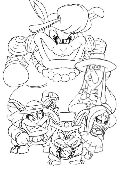 Wallpapers HD References: Super Mario Odyssey Broodals Coloring Pages - Col...