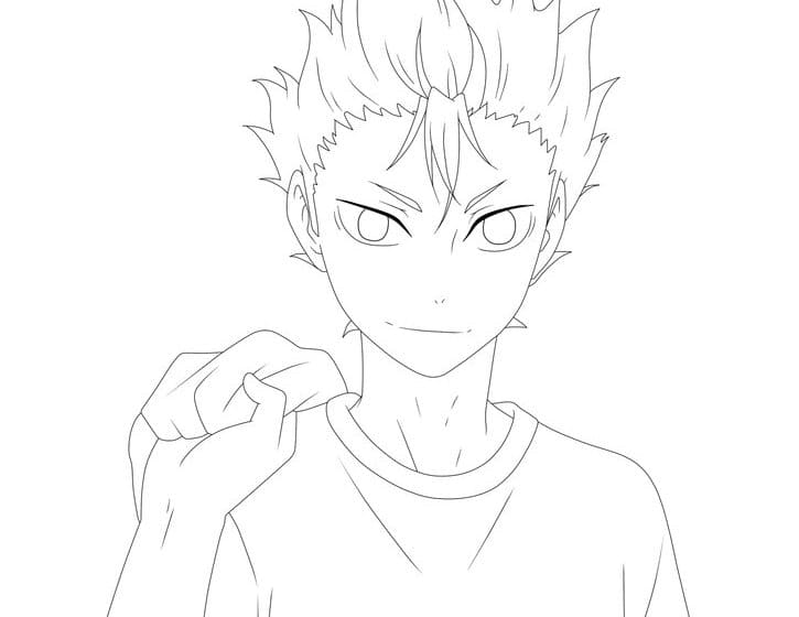 Haikyuu Coloring Pages - Coloring Home