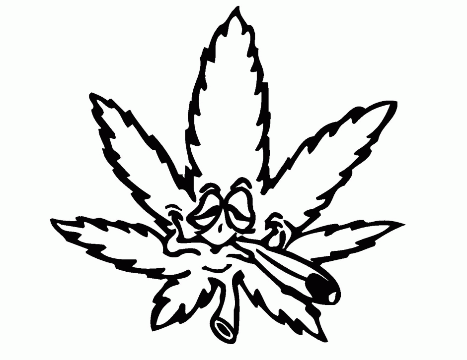 Free Pot Leaf Coloring Page, Download Free Clip Art, Free Clip Art on  Clipart Library