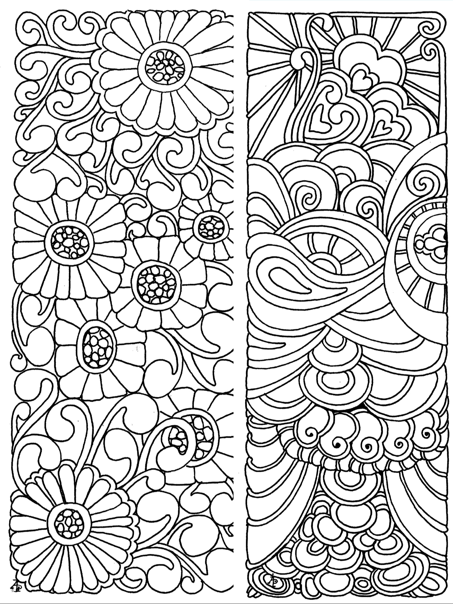 Bookmarks coloring page | Coloring bookmarks, Coloring pages, Bookmarks  printable