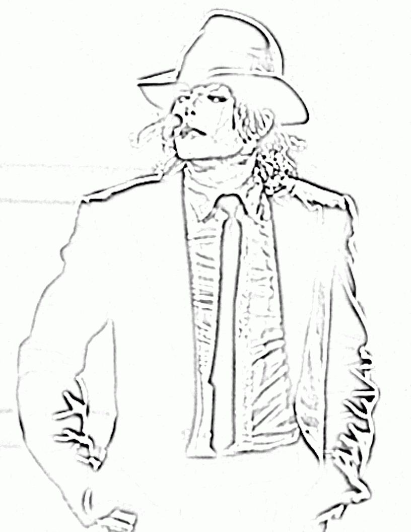 Tier Free Coloring Pages Of Thriller Michael Jackson - Widetheme