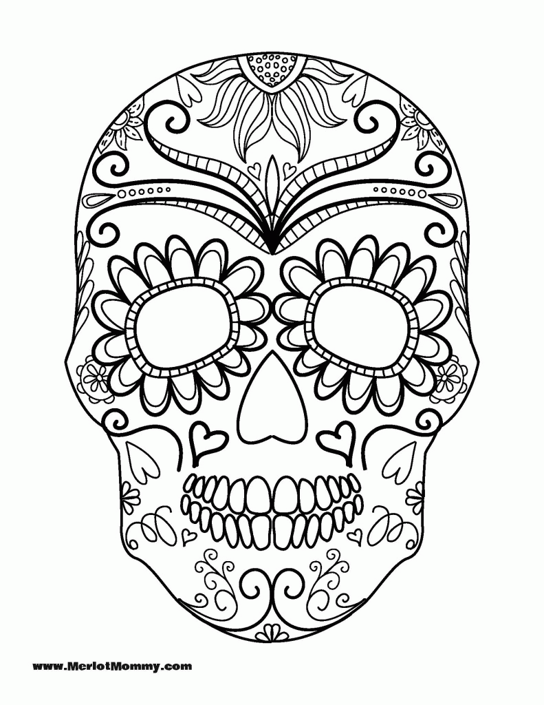 Sugar Skull Owl Coloring Pages - HiColoringPages