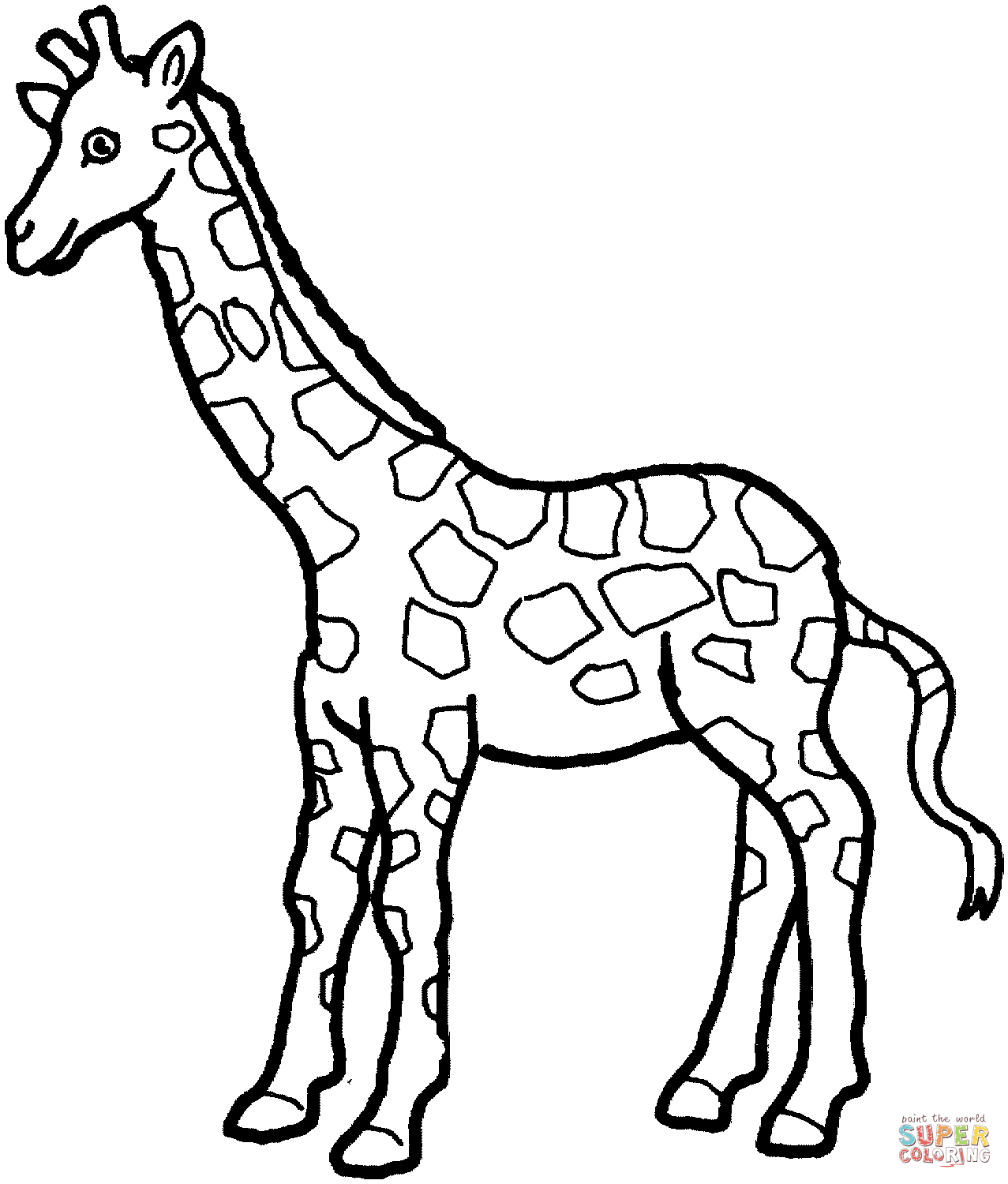 Giraffes coloring pages | Free Coloring Pages