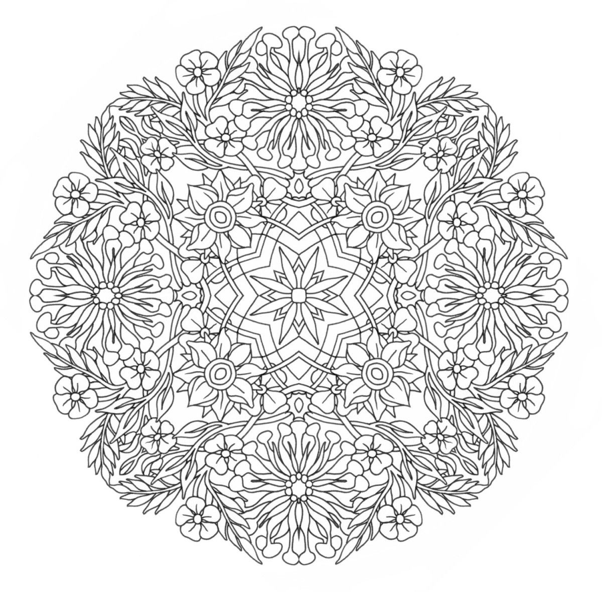 Coloring Pages: Coloring Pages For Complicated Picture