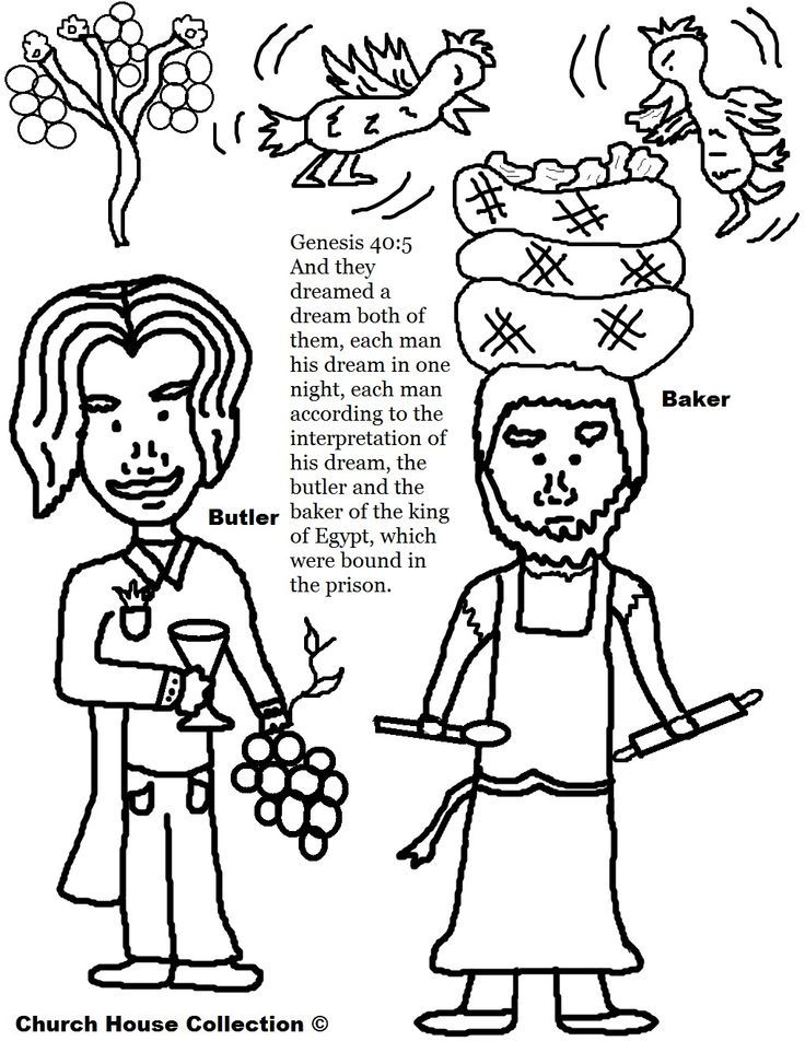 Printable Coloring Pages for Joseph and the coat of many colors ...