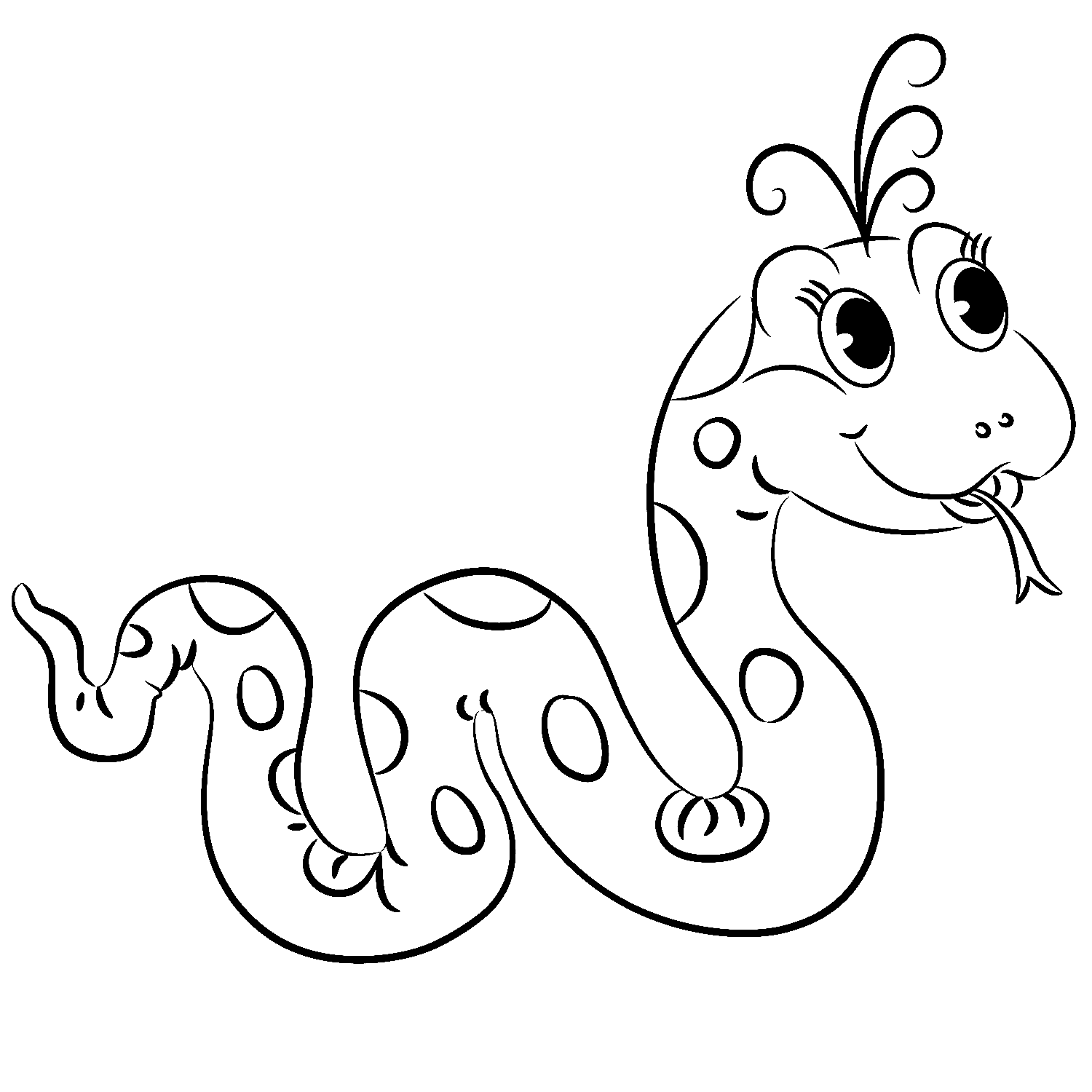 coloring page snake - High Quality Coloring Pages