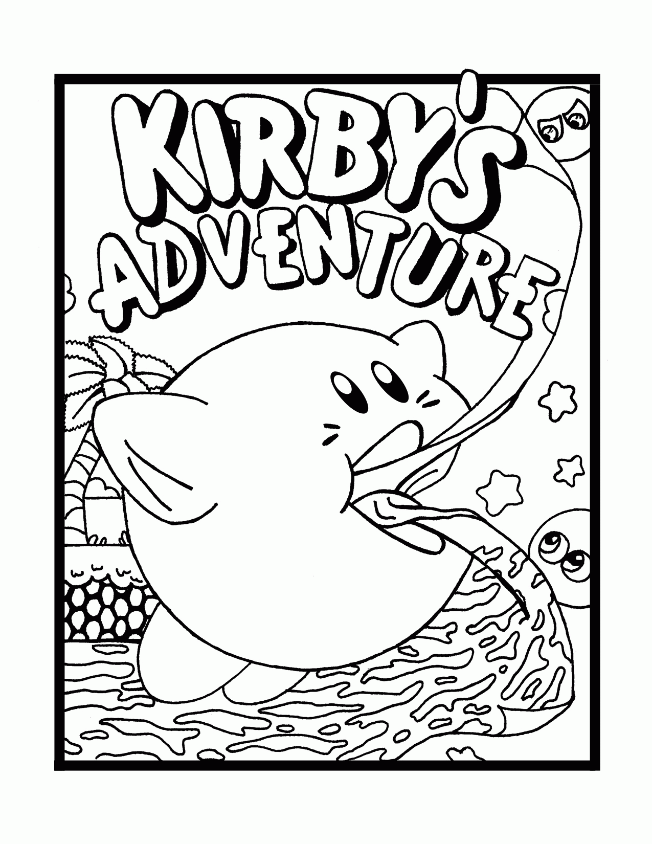 Kirby Coloring Pages Related Keywords & Suggestions - Kirby ...