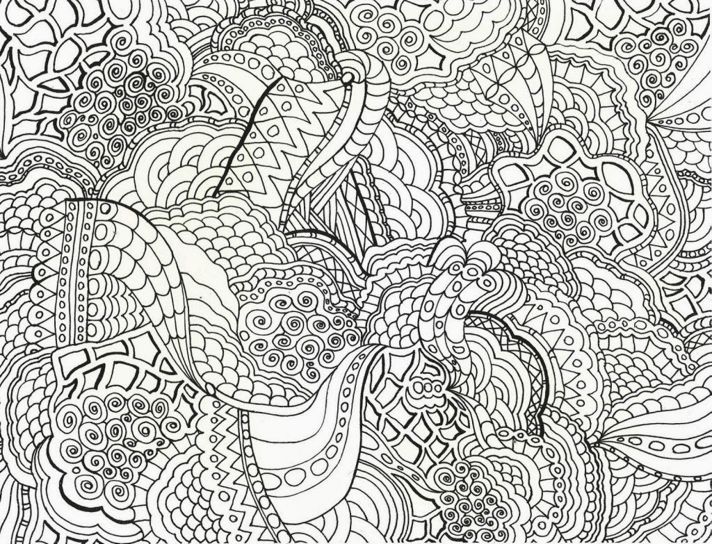 For Adults Abstract - Coloring Pages for Kids and for Adults
