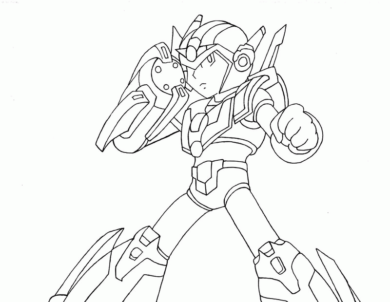 Megaman X Coloring Pages - Coloring Home