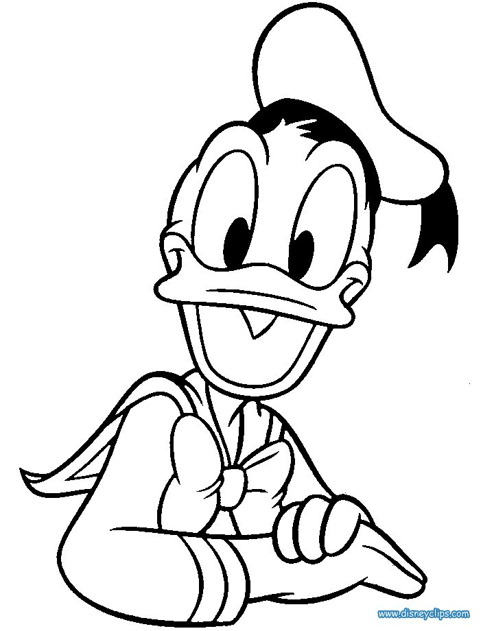 Donald And Daisy Duck Printable Coloring Pages 2 Disney