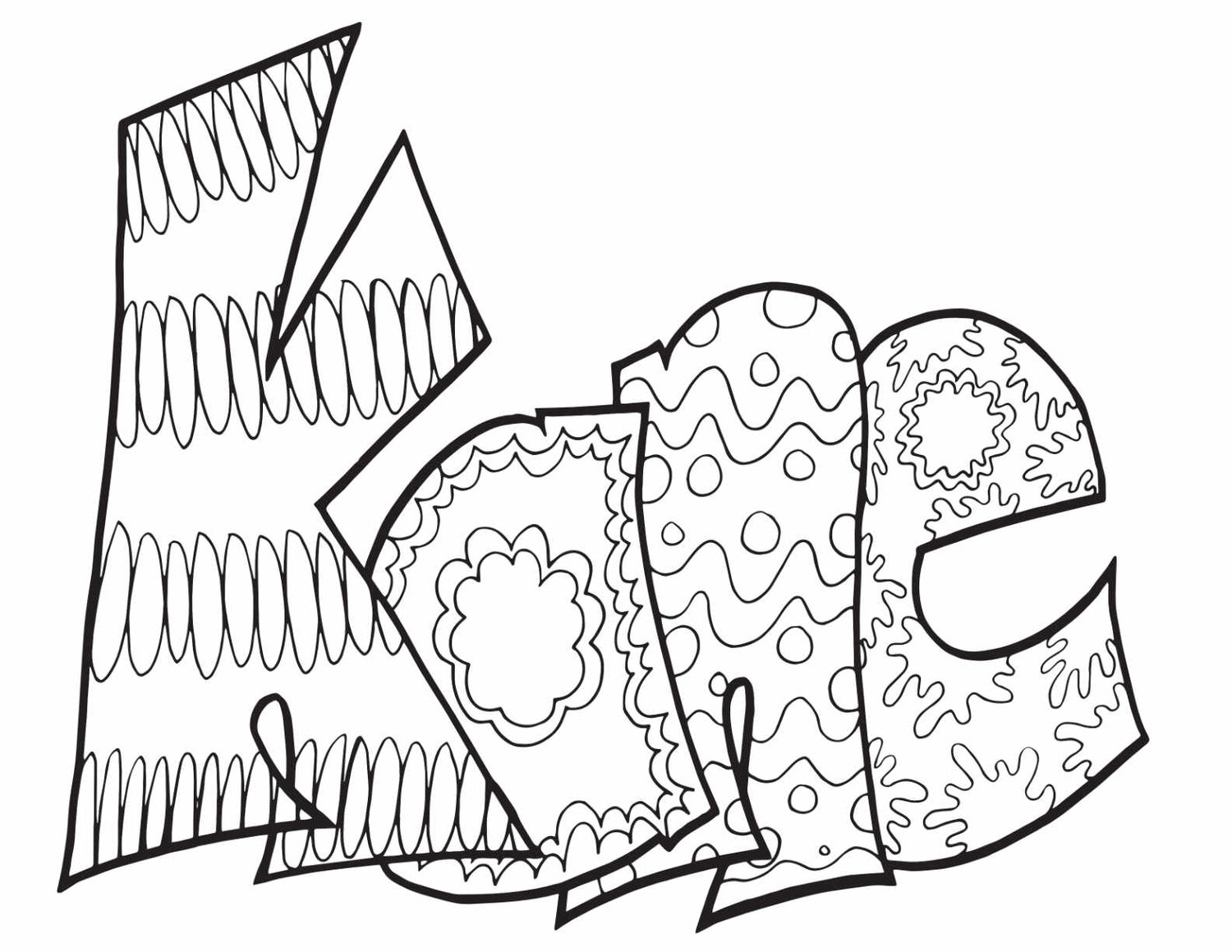 Free KANE Coloring Pages — Stevie Doodles