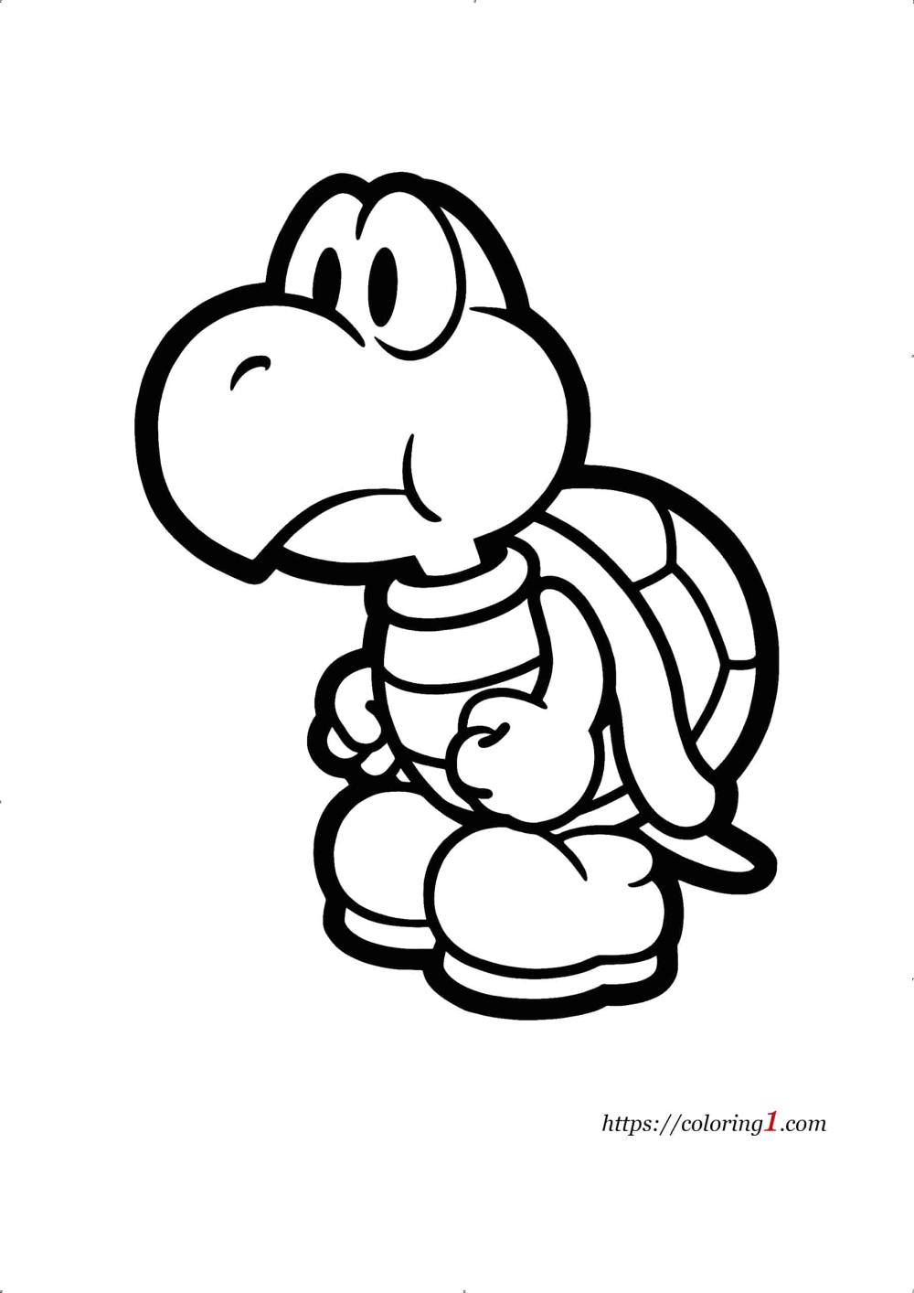 Mario Koopa Troopa Coloring Pages - 2 Free Coloring Sheets (2021) | Mario coloring  pages, Super mario coloring pages, Coloring pages