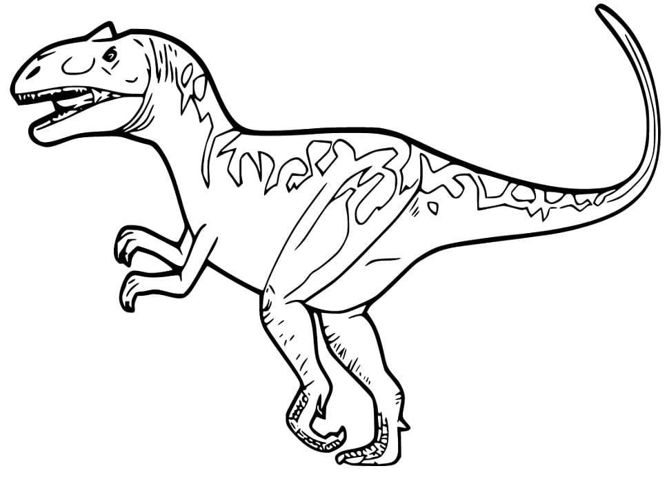 Allosaurus Coloring Pages - Free Printable Coloring Pages for Kids