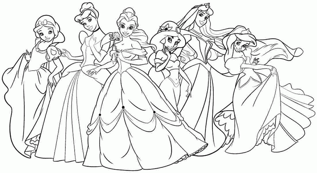 Disney Princess Coloring Book Pdf - Coloring Pages for Kids and ...